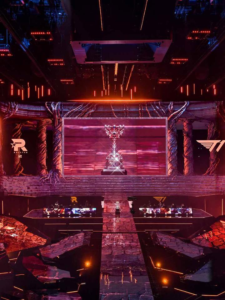 英雄联盟 WORLDS 全球总决赛 画面