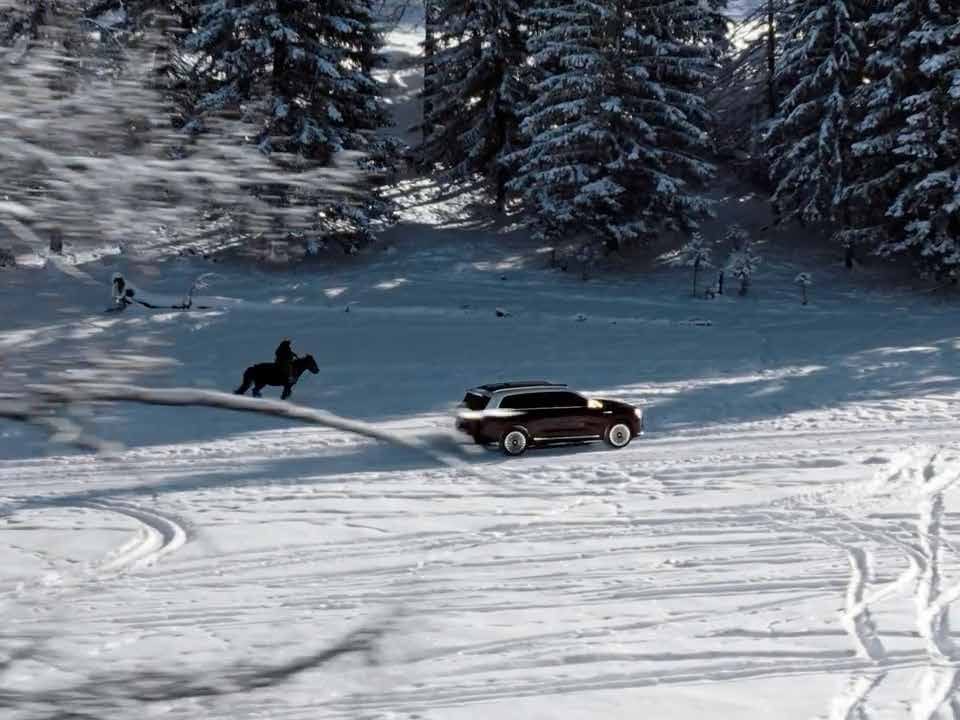 雪地骑行